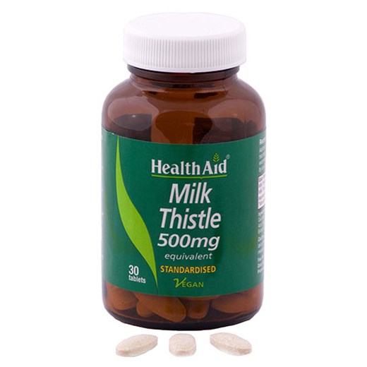 HEALTH AID Milk Thistle - Γαϊδουράγκαθο 500mg (30 ΤΑΜΠΛΕΤΕΣ)