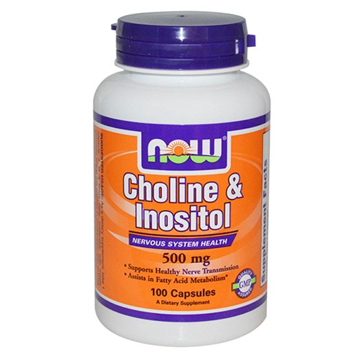 NOW FOODS CHOLINE 250mg & INOSITOL 250mg (100 ΚΑΨΟΥΛΕΣ)