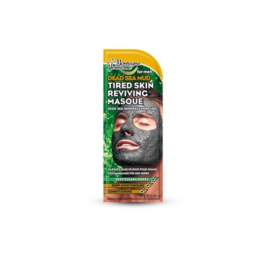 MONTAGNE JEUNESSE Dead Sea Mud Tired Skin Reviving Face Masque - Μάσκα ανανέωσης για άντρες με εκχυλίσματα από τη Νεκρά Θάλασσα