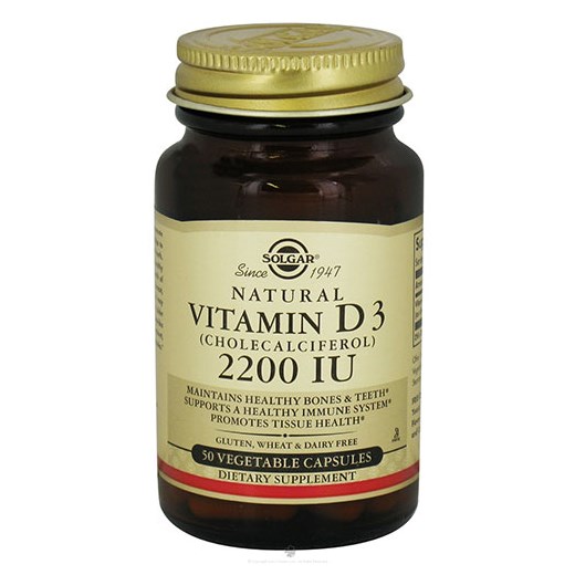 SOLGAR VITAMIN D3 2200IU 50 VCAPS