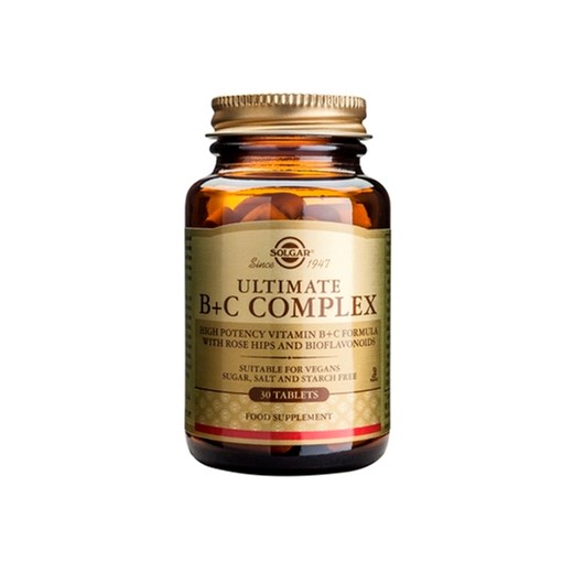 SOLGAR ULTIMATE B + C COMPLEX 30 TABS