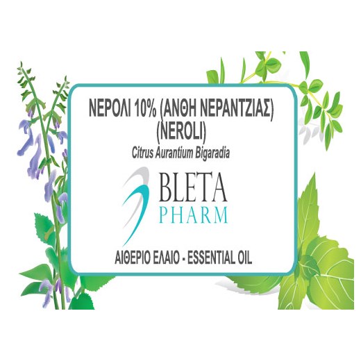 ΝΕΡΟΛΙ 10% (ΑΝΘΗ ΝΕΡΑΝΤΖΙΑΣ - NEROLI) ΑΙΘΕΡΙΟ ΕΛΑΙΟ 5ML