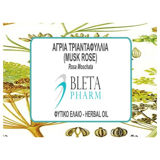 ΤΡΙΑΝΤΑΦΥΛΛΙΑ ΑΓΡΙΑ (MUSK ROSE) ΦΥΤΙΚΟ ΕΛΑΙΟ 20ML