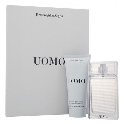 ZEGNA UOMO EDT 50ML VAPO + HAIR & BODY WASH 100ML MEN (SET)