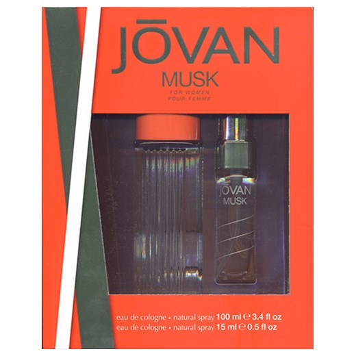 JOVAN MUSK EDC 100ML VAPO + EDC 15ML VAPO WOMEN (SET)