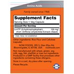 NOW FOODS 5-HTP 100mg (60 ΚΑΨΟΥΛΕΣ)