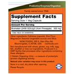 NOW FOODS BROMELAIN 500mg 2400GDU (60 ΚΑΨΟΥΛΕΣ)