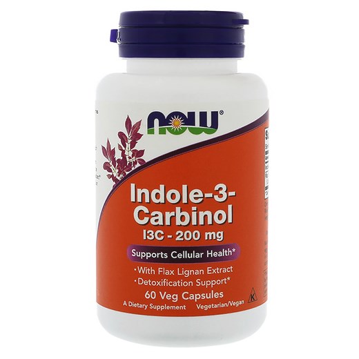 NOW FOODS INDOLE-3-CARBINOL 200mg (60 ΚΑΨΟΥΛΕΣ)