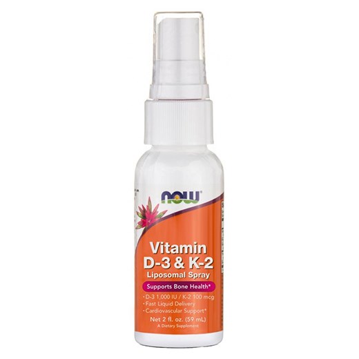 NOW FOODS ΒΙΤΑΜΙΝΗ D3 & K2 LIPOSOMAL SPRAY 59ML