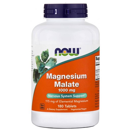 NOW FOODS MAGNESIUM MALATE 1000mg (180 ΤΑΜΠΛΕΤΕΣ)