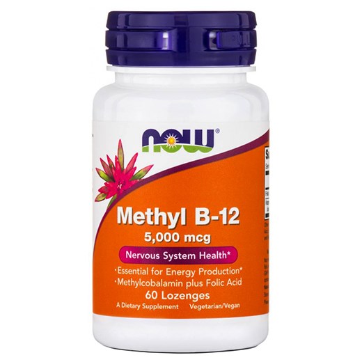 NOW FOODS METHYL B12 5000mcg (60 ΠΑΣΤΙΛΙΕΣ)