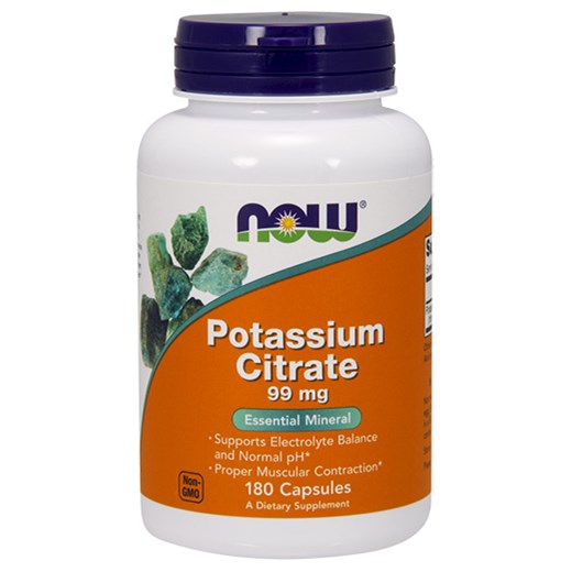 NOW FOODS POTASSIUM CITRATE 99mg (180 ΚΑΨΟΥΛΕΣ)
