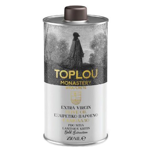 Έξτρα Παρθένο Ελαιόλαδο 250ml Π.Ο.Π. Σητεία - Τοπλού Dorica (Μεταλλικό)