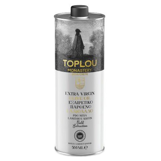Έξτρα Παρθένο Ελαιόλαδο 500ml Π.Ο.Π. Σητεία - Τοπλού Dorica (Μεταλλικό)