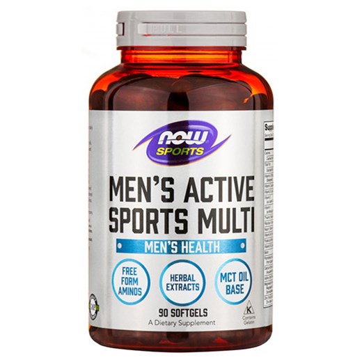 NOW FOODS MENS ACTIVE SPORTS MULTI (90 ΜΑΛΑΚΕΣ ΚΑΨΟΥΛΕΣ)