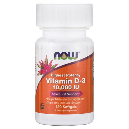 NOW FOODS ΒΙΤΑΜΙΝΗ D3 10000IU (120 ΜΑΛΑΚΕΣ ΚΑΨΟΥΛΕΣ)