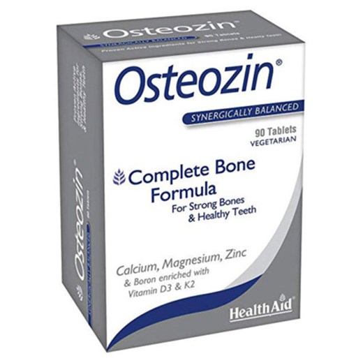 HEALTH AID OSTEOZIN COMPLETE BONE FORMULA (Ασβέστιο, Μαγνήσιο, Ψευδάργυρος, Βιταμίνες D3 & K2) (90 ΤΑΜΠΛΕΤΕΣ)