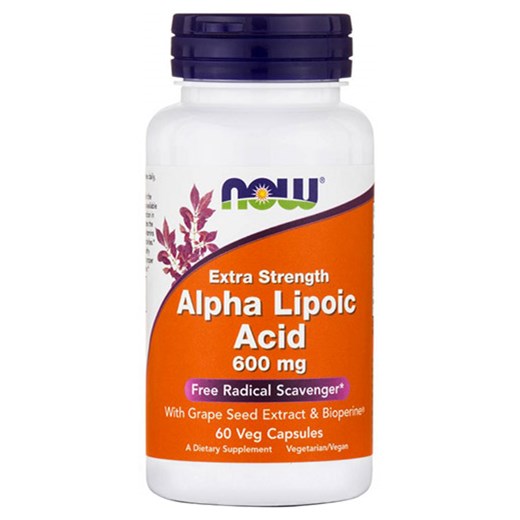 NOW FOODS ALPHA LIPOIC ACID EXTRA STRENGTH 600mg (60 ΚΑΨΟΥΛΕΣ)