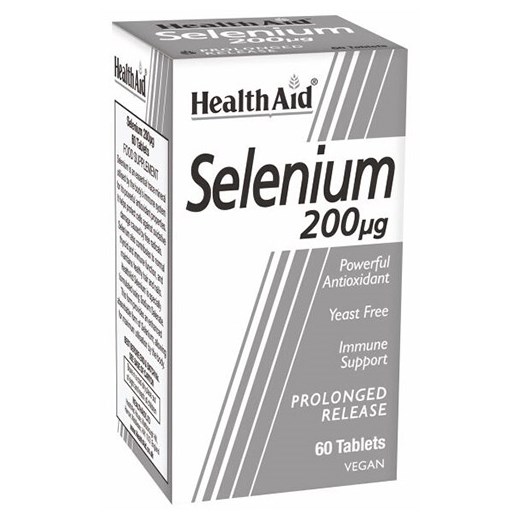 HEALTH AID Selenium 200μg (60 Tablets Vegan)