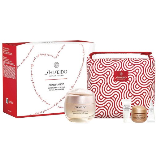 SHISEIDO BENEFIANCE WRINKLE SMOOTHING CREAM 50ML SET(5PCS)