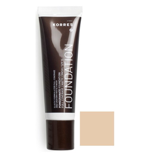 KORRES POMEGRANATE FOUNDATION SPF15 PF1 30ML