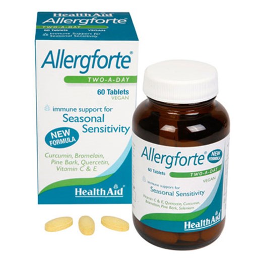 HEALTH AID Allergforte - Bιταμίνες, βιοφλαβονοειδή & φυτικά εκχυλίσματα (60 ΤΑΜΠΛΕΤΕΣ)