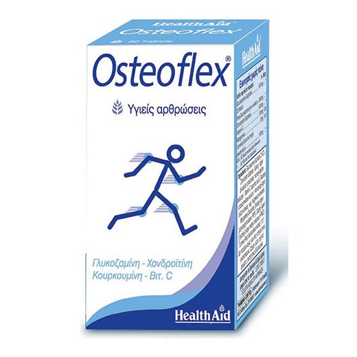 HEALTH AID Osteoflex Glucosamine with Chondroitin - Γλυκοζαμίνη και Χονδροϊτίνη (30 ΤΑΜΠΛΕΤΕΣ ΓΥΑΛΙΝΟ)