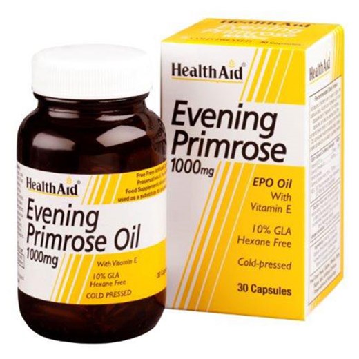 HEALTH AID Evening Primrose 1000mg - Έλαιο νυχτολούλουδου 1000mg (30 ΚΑΨΟΥΛΕΣ)