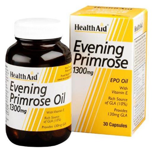 HEALTH AID Evening Primrose 1300mg - Έλαιο νυχτολούλουδου 1300mg (30 ΚΑΨΟΥΛΕΣ)