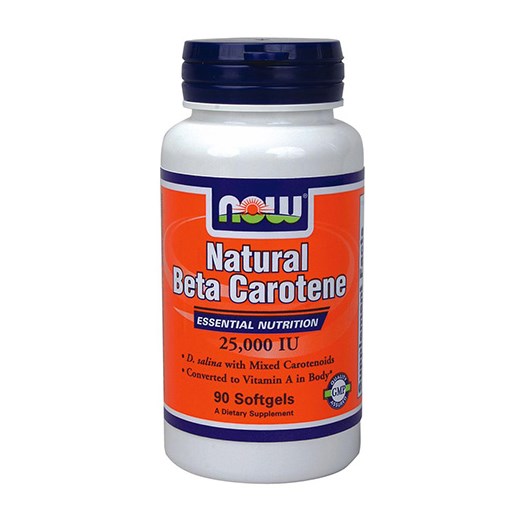 NOW FOODS NATURAL BETA CAROTENE - 25000 IU (90 ΜΑΛΑΚΕΣ ΚΑΨΟΥΛΕΣ)
