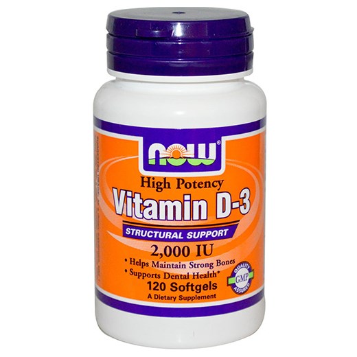 NOW FOODS ΒΙΤΑΜΙΝΗ D3 2000IU (120 ΜΑΛΑΚΕΣ ΚΑΨΟΥΛΕΣ)