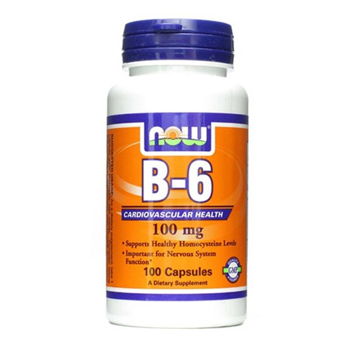 NOW FOODS ΒΙΤΑΜΙΝΗ B6 100mg (100 ΚΑΨΟΥΛΕΣ)
