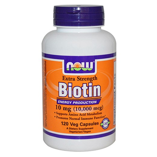 NOW FOODS BIOTIN - ΒΙΟΤΙΝΗ 10mg (10000mcg) (120 ΚΑΨΟΥΛΕΣ)