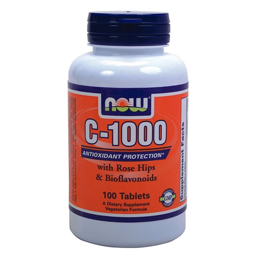 NOW FOODS C-1000 WITH ROSE HIPS & BIOFLAVONOIDS (100 ΤΑΜΠΛΕΤΕΣ)