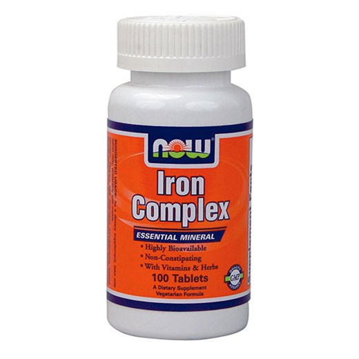 NOW FOODS IRON COMPLEX (100 ΤΑΜΠΛΕΤΕΣ)