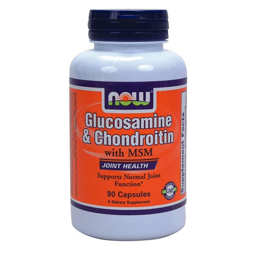 NOW FOODS GLUCOSAMINE 1500mg & CHONDROITIN 1200mg with MSM 300mg (90 ΚΑΨΟΥΛΕΣ)