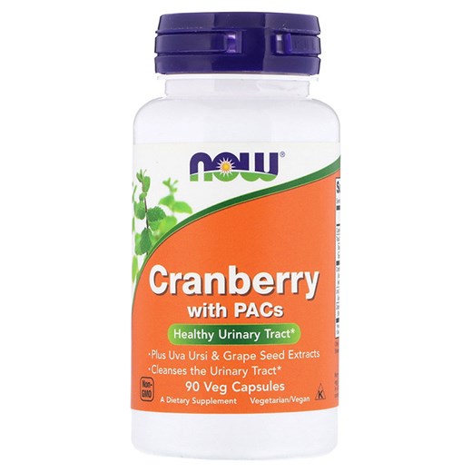 NOW FOODS CRANBERRY STANDARDIZED with UVA URSI & GRAPE SEED EXTRACTS (90 ΚΑΨΟΥΛΕΣ)