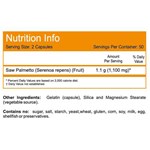 NOW FOODS SAW PALMETTO BERRIES 550mg (100 ΚΑΨΟΥΛΕΣ)