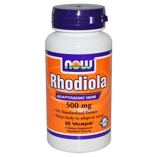 NOW FOODS RHODIOLA ROSEA 500mg - 3% EXTRACT (60 ΚΑΨΟΥΛΕΣ)