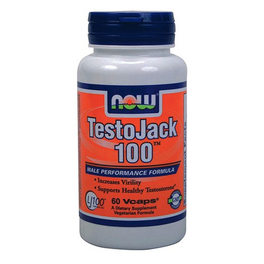 NOW FOODS TESTOJACK 100 with STANDARDIZED LONG JACK & ZMA (60 ΚΑΨΟΥΛΕΣ)