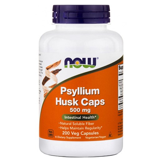 NOW FOODS PSYLLIUM HUSK 500mg (200 ΚΑΨΟΥΛΕΣ)