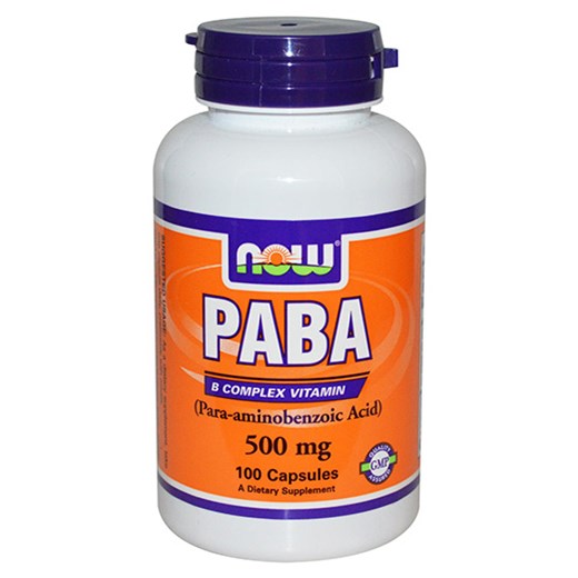 NOW FOODS PABA 500mg (100 ΚΑΨΟΥΛΕΣ)