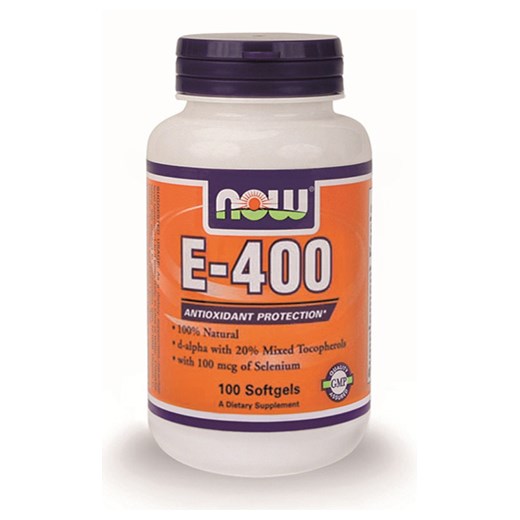 NOW FOODS E-400 IU & SELENIUM 100mcg (100 ΜΑΛΑΚΕΣ ΚΑΨΟΥΛΕΣ)