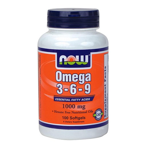NOW FOODS OMEGA 3-6-9 1000mg (100 ΜΑΛΑΚΕΣ ΚΑΨΟΥΛΕΣ)