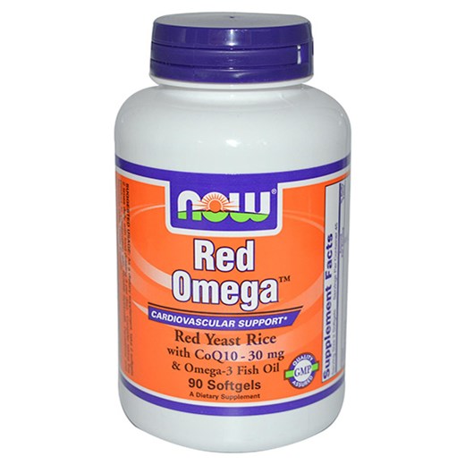 NOW FOODS RED OMEGA - SALMON OIL 1000mg, CoQ10 60mg (90 ΜΑΛΑΚΕΣ ΚΑΨΟΥΛΕΣ)