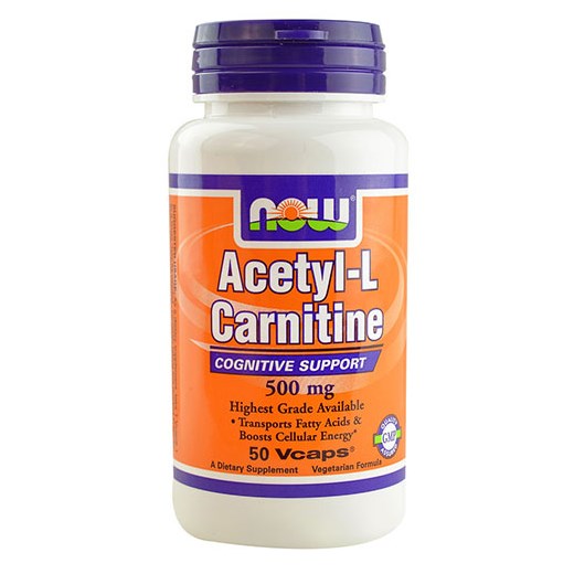 NOW FOODS ACETYL L-CARNITINE 500mg (50 ΚΑΨΟΥΛΕΣ)