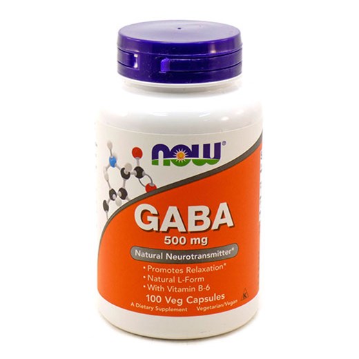 NOW FOODS GABA 500mg (100 ΚΑΨΟΥΛΕΣ)