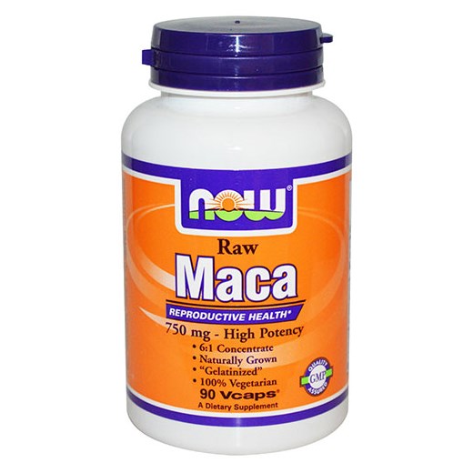 NOW FOODS MACA RAW 750mg (90 ΚΑΨΟΥΛΕΣ)