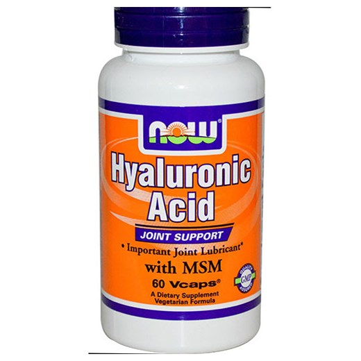 NOW FOODS HYALURONIC ACID 50mg & MSM 450mg (60 ΚΑΨΟΥΛΕΣ)