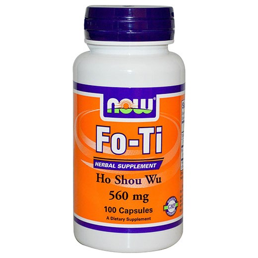 NOW FOODS FO-TI (Ho Shou Wu) 560mg (100 ΚΑΨΟΥΛΕΣ)
